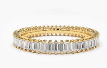 14k Ferkos Baguette Eternity Ring 1.50 Carat