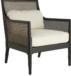 French Colonial Armchair - Rattan Bamboo