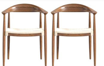 Pair Of  Rove Concepts Around Chair Woven