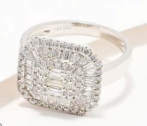Affinity Diamonds 1.50cttw Round & Baguette Ring, 14K Gold