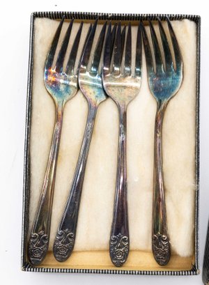 Melody Silverplate Forks - 4 Total