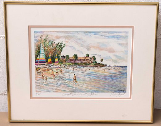 Siesta Beach - Art Signed & Numbered By Richard Capes  8/700