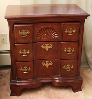 Chippendale Style Mahogany End Tables - Pair