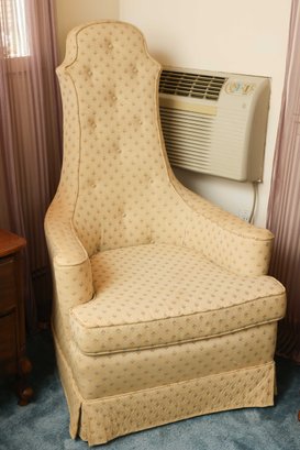Hollywood Regency High-Back Lounge Chair