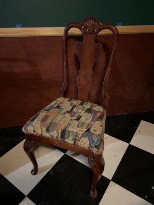 Vintage Queen Anne Dining Side Chair