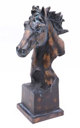 Horse Head Bust Abstract Statue Sculpture Figure