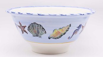 Shell Print Soup Bowl