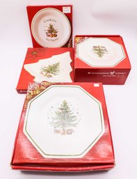 Nikko Christmastime Platter Serving Christmas China Set