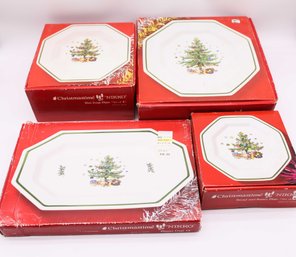 Nikko Christmastime Platter Serving Christmas China Set