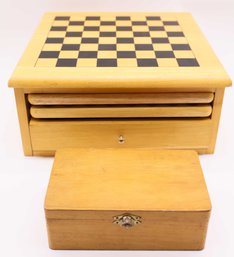 Solid Wood Chess Game House