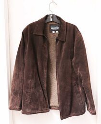 Exchange Par By Irwin Bilerman Leather Coat -  Size Medium