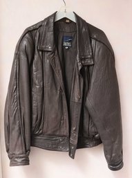 Robert Comstock Leather Coat  Size 42