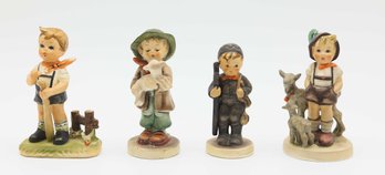 Vintage Hummel Figurines - Set Of 4 - See All Photos For Stamp On Bottom