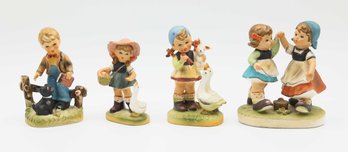 Vintage Figurines - Set Of 4 -