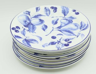 Quadrifoglio Italy Porcelain 11' Plates - Set Of 8