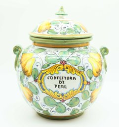 Biscotti Jar Handcrafted In Florence