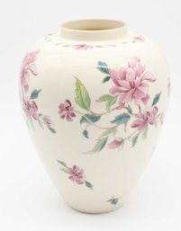 Lenox Vase Medium With Flowers And Gold Trim - Original Box