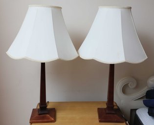 Charming Pair Of Table Lamps - Tested