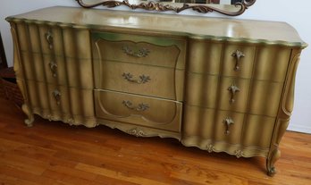 French Provincial Dresser W/ 9 Drawers