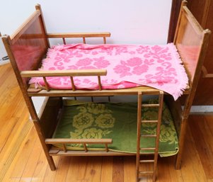 DOLL BUNK BEDS - 1930s Stackable Twin Beds For Stuffed Animals, Dolls