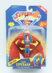 Superman The Animated Series Deluxe Flying Superman 1996 Kenner