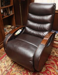 Brown Recliner Rocking Chair