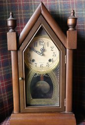 Vintage Judith's Clockwork Oak Kitchen Mantle Clock