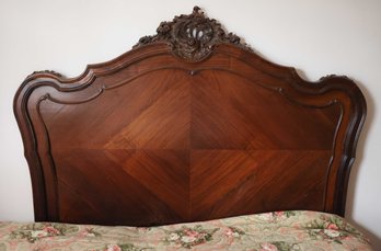 Vintage Wooden  Brown Headboard