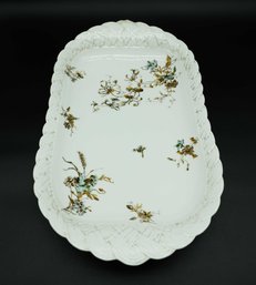 Vintage Haviland & Co. Limoges Small Platter With Gold Trim