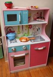 Colorful Rainbow Kitchen With Accessories For Kids