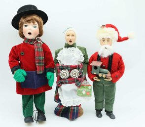 Vintage Christmas Decor - Please See Description For More Info On Dolls