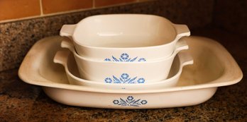 RARE Collectors Vintage Corningware Pieces - Lot Of 4