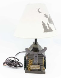 Moose Themed Table Lamp