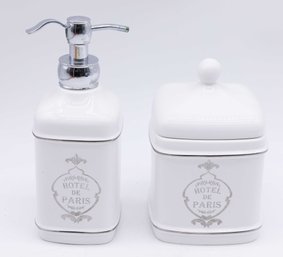 2 Piece PARIS BATH ACCESSORY SET