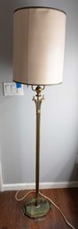 French Brass Standard Floor Lamp