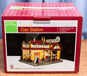 Village Collection - Gas Station - Christmas Decor