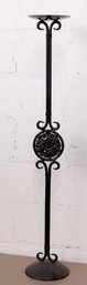 Tall Wrought Iron Candle Holder/candelabrum  44' Tall -