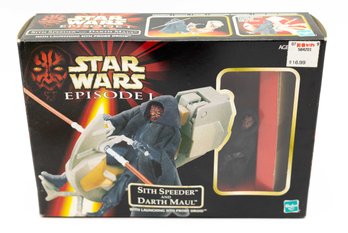 Darth Maul & Sith Speeder - Star Wars Episode 1 - 1998 Hasbro -