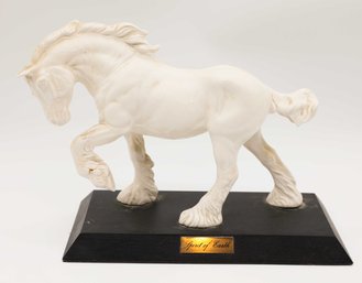 Beswick Spirit Of Earth White Horse Statue - Cambridge England