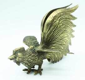 Vintage Fighting Brass Rooster