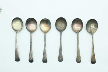 Vintage Silver Plate Sheffield England Spoons - 6 Total