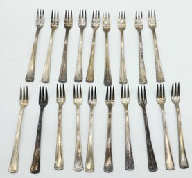 Vintage Victors Co A1 IS Cocktails Forks Set Of Three Norman Pattern 1953 Era - 19 Total