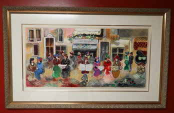 Zule Moskowitz 'La Vieja Panaderia III' Original Serigraph PS&N Signed & Numbered  57/400 - Ross Galleries