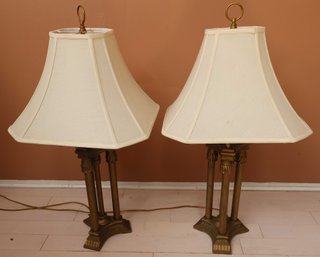 Orante Decorative Table Lamps - Pair - Tested