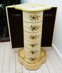 Peter Andrews Floral Jewelry Storage Table - 6 Drawers