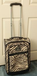 Kathy Van Zeeland Zebra Suitcase