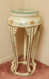 Oriental Porcelain Furniture Lacquer Plant Stand