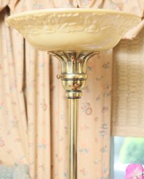 Vintage Torchiere Floor Lamp