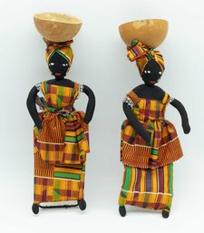 Decorative Dolls Holding Calabash - Pair