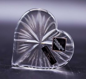 Edinburgh Crystal Heart - Made In Scotland